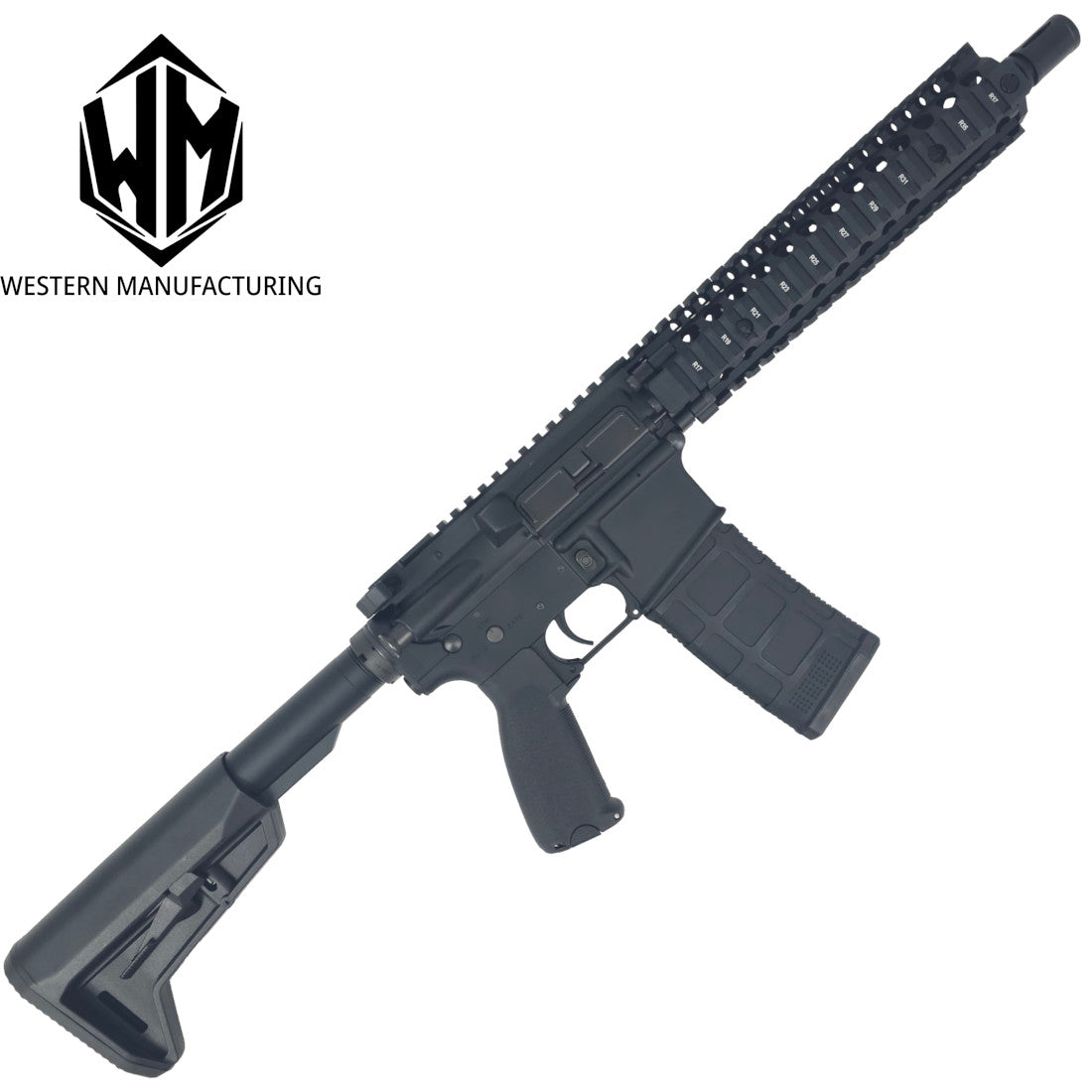 WM Colt M4 with Black DD MK18 Handguard MWS(ZET System) GBBR Gel Blaster